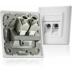 4x Module Keystone CAT 6a Jack - Blindé STP Connecteur RJ45 Installation Snap-In Montage Cable Brut CAT 500Mhz 10GBit/s -Legrand || Schneider® Soldes Boutique 81203592 5