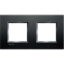 Legrand Plaque Livinglight Neutre 2+2 Modules Horizontal Ou Vertical Anthracite (LNA4802M2AR)