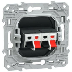 Schneider® Ovalis - Prise Haut-parleur 2 Sorties - Anthracite (S340488) -Legrand || Schneider® Soldes Boutique 81848251 3