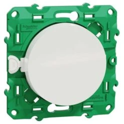Schneider® Odace Sans Fil Sans Pile - Interrupteur Simple Allumage - Blanc (S520104)