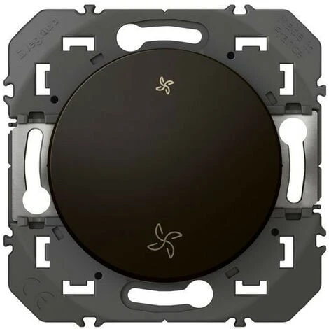 Legrand Interrupteur VMC Dooxie - Noir (600207) 1 Legrand Interrupteur VMC Dooxie - Noir (600207)