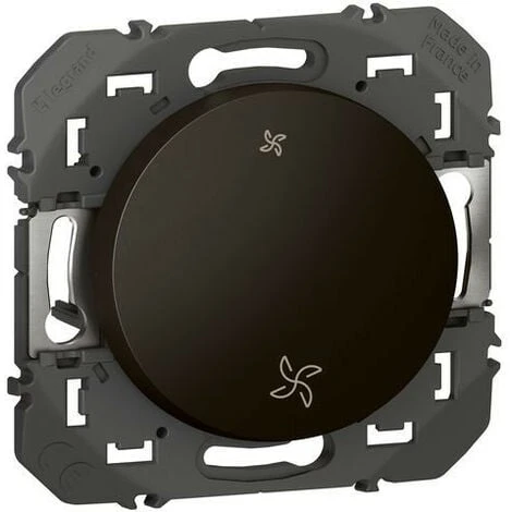 Legrand Interrupteur VMC Dooxie - Noir (600207) 3 Legrand Interrupteur VMC Dooxie - Noir (600207) – Image 3