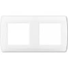 Eurohm 61897 Plaque Blanche 2 Postes Entraxe71mm