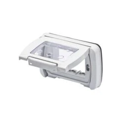 PLAQUE ETANCHE 4 P.GRIS 7035 TOP SYSTEM GEWISS GW22463