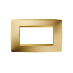 PLAQUE ONE 4P OR GEWISS GW16104MO