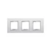 PLAQUE LUX INT. 2+2+2P H BLANC CRÈME GEWISS GW16226TB