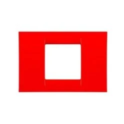 PLAQUE 2 POS.ROUGE GERANIUM SYSTEM VIRNA GEWISS GW22122