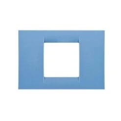 PLAQUE 2 POS.BLEU CIEL SYSTEM VIRNA GEWISS GW22162