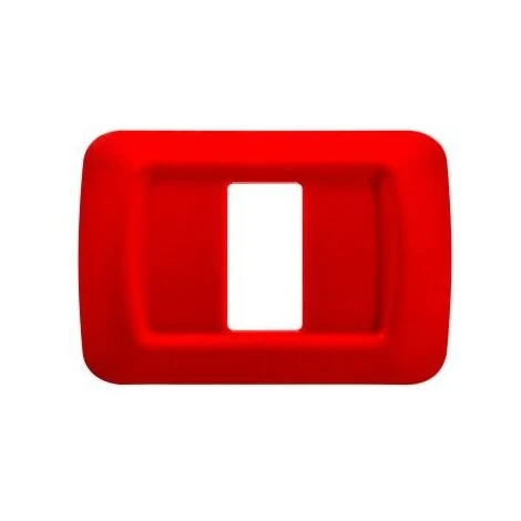 PLAQUE 1 POS.ROUGE GERANIUM TOP SYSTEM GEWISS GW22521 1 PLAQUE 1 POS.ROUGE GERANIUM TOP SYSTEM GEWISS GW22521