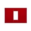 PLAQUE 1 POS.ROUGE BORDEAUX SYSTEM VIRNA GEWISS GW22131