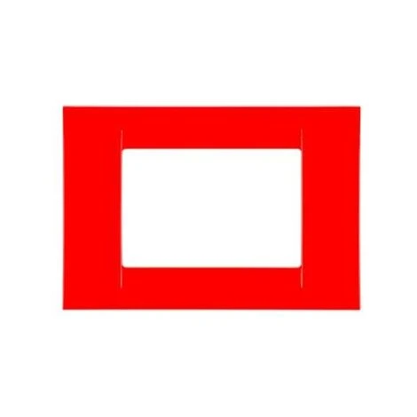 PLAQUE 3 POS.ROUGE GERANIUM SYSTEM VIRNA GEWISS GW22123 1 PLAQUE 3 POS.ROUGE GERANIUM SYSTEM VIRNA GEWISS GW22123