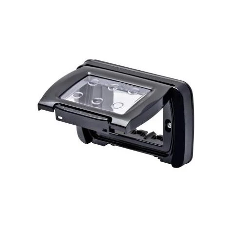 PLAQUE ETANCHE 3 P.NOIR TONER TOP SYSTEM GEWISS GW22452 1 PLAQUE ETANCHE 3 P.NOIR TONER TOP SYSTEM GEWISS GW22452