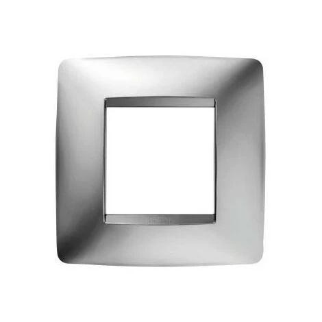 PLAQUE ONE INT. 2P CHROME GEWISS GW16122MC 1 PLAQUE ONE INT. 2P CHROME GEWISS GW16122MC
