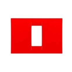 PLAQUE 1 POS.ROUGE GERANIUM SYSTEM VIRNA GEWISS GW22121