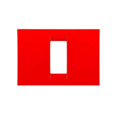 PLAQUE 1 POS.ROUGE GERANIUM SYSTEM VIRNA GEWISS GW22121 1 PLAQUE 1 POS.ROUGE GERANIUM SYSTEM VIRNA GEWISS GW22121