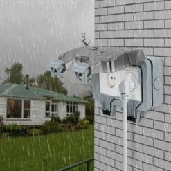 Prise Etanche Exterieur Ip66, Prise Électrique Externe, Résistant Aux Intempéries, Prise Extérieure De Anti Poussière Prise Électriques Murale -Legrand || Schneider® Soldes Boutique 83869414 3