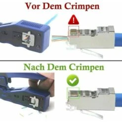 Lot De 25 Connecteur Rj45 Cat6 Embout De Connecteur Blindé Nickelé Rj45 8P8C Via Une Prise Modulaire Ethernet 9 Lot De 25 Connecteur Rj45 Cat6 Embout De Connecteur Blindé Nickelé Rj45 8P8C Via Une Prise Modulaire Ethernet -Legrand || Schneider® Soldes Boutique 85795435 5