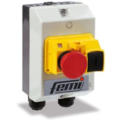 Tableau De Commande + Interrupteur D'arrêt D'urgence FEMI Tourets 1100-1500 Watts Triphasé - 7800209