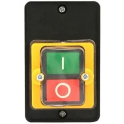 Interrupteur De Commande étanche KA0-5H Interrupteur à Bouton-poussoir Marche/arrêt AC 220V/380V 10A Interrupteur à Bouton-poussoir Avec Base