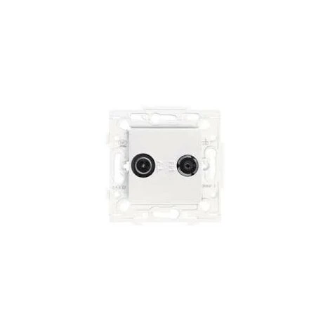 Prise TV / FM Déclassé (rayures) Blanche Standard 9.52mm Sans Plaque Fixation Vis ESPACE ARNOULD 2 Prise TV / FM Déclassé (rayures) Blanche Standard 9.52mm Sans Plaque Fixation Vis ESPACE ARNOULD – Image 2