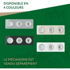 Plaque De Finition Garda En Verre, Horizontal, 3 Postes Blanc 7 Plaque De Finition Garda En Verre, Horizontal, 3 Postes Blanc -Legrand || Schneider® Soldes Boutique 90267861 3