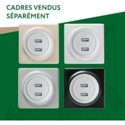 Prise USB Encastrée à 2 Sorties 5V, 2.1 A, Témoin De Charge LED Beige 5 Prise USB Encastrée à 2 Sorties 5V, 2.1 A, Témoin De Charge LED Beige -Legrand || Schneider® Soldes Boutique 90267873 3