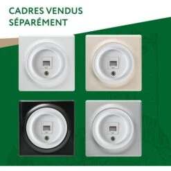 Prise Réseau RJ45, Prise Réseau 1xRJ45, CAT5e, Encastrée, Sans Cadre Noir 5 Prise Réseau RJ45, Prise Réseau 1xRJ45, CAT5e, Encastrée, Sans Cadre Noir -Legrand || Schneider® Soldes Boutique 90267919 3