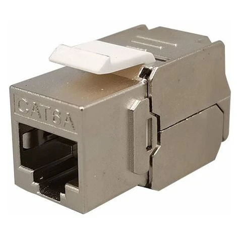 12x Module Keystone CAT 6a Jack - Blindé STP Connecteur RJ45 Installation Snap-In Montage Câble Brut CAT 500Mhz 10GBit/s 2 12x Module Keystone CAT 6a Jack - Blindé STP Connecteur RJ45 Installation Snap-In Montage Câble Brut CAT 500Mhz 10GBit/s – Image 2