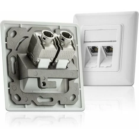 12x Module Keystone CAT 6a Jack - Blindé STP Connecteur RJ45 Installation Snap-In Montage Câble Brut CAT 500Mhz 10GBit/s 5 12x Module Keystone CAT 6a Jack - Blindé STP Connecteur RJ45 Installation Snap-In Montage Câble Brut CAT 500Mhz 10GBit/s – Image 5