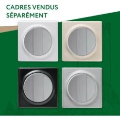 Interrupteur Triple, Simple Allumage, Témoin Lumineux, 1 Voie, Encastré, Sans Cadre Blanc -Legrand || Schneider® Soldes Boutique 91583275 3