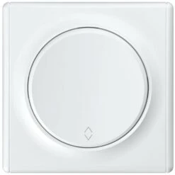 Interrupteur Va-et-vient Simple, Encastré, Avec Plaque De Finition Florence Blanc