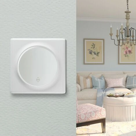 Interrupteur Va-et-vient Simple, Encastré, Avec Plaque De Finition Florence Blanc 4 Interrupteur Va-et-vient Simple, Encastré, Avec Plaque De Finition Florence Blanc – Image 4