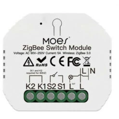 Micromodule ZigBee Interrupteur D'éclairage Sans Neutre Compatible Tuya - Qcontrol