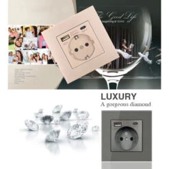 Panneau De Prises Françaises Type-c+USB16A Type 86, Nombre De Prises : 2 Trous, Nombre De Ports USB : 1, Nombre De Ports Type-c : 1, Sûr Et Ferme(façon Verre, Gris) 7 Panneau De Prises Françaises Type-c+USB16A Type 86, Nombre De Prises : 2 Trous, Nombre De Ports USB : 1, Nombre De Ports Type-c : 1, Sûr Et Ferme(façon Verre, Gris) -Legrand || Schneider® Soldes Boutique 91592349 3