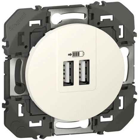 Double Chargeur USB DOOXIE 3A Finition Blanc Type-C - LEGRAND - 600345 3 Double Chargeur USB DOOXIE 3A Finition Blanc Type-C - LEGRAND - 600345 – Image 3
