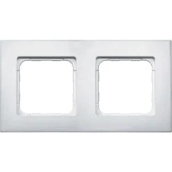 SOMFY 9015238 - Cadre Double Blanc Laqué - Pour Commandes Murales Smoove