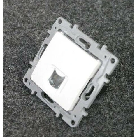 Legrand Prise Reseau RJ45 CAT5 FTP Blanc Pur Encastré Avec Support Sans Plaque NILOE 2 Legrand Prise Reseau RJ45 CAT5 FTP Blanc Pur Encastré Avec Support Sans Plaque NILOE – Image 2