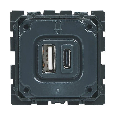 Chargeur Double USB CÉLIANE 15W Type-C 3A - LEGRAND - 067466 3 Chargeur Double USB CÉLIANE 15W Type-C 3A - LEGRAND - 067466 – Image 3