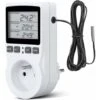 Prise Thermostat, Prise Minuteur Digital, Prise Programmable Digitale Avec Sonde, Minuterie Numérique Programmable, Prise Thermostat Chauffage Pour Serre, Aquarium -Versailles