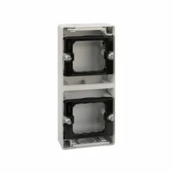 Base Grise étanche 2 éléments Verticaux Simon 44 Aqua 4400763-035