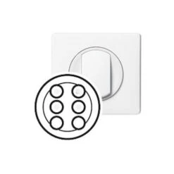 Enjoliveur Blanc 2 Prises Audio Video Triple RCA Ou YUV Celiane LEGRAND 068214 5 Enjoliveur Blanc 2 Prises Audio Video Triple RCA Ou YUV Celiane LEGRAND 068214 -Legrand || Schneider® Soldes Boutique 9555247 3