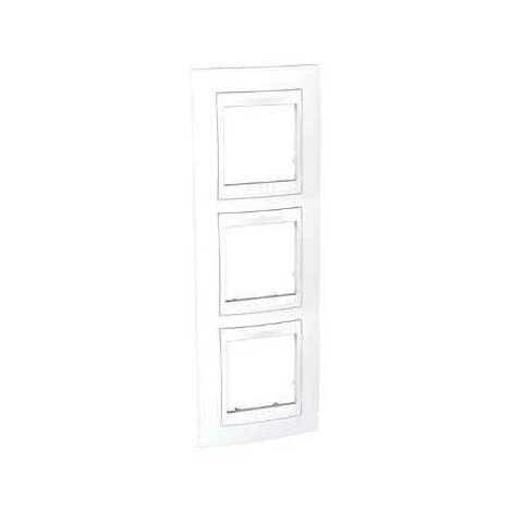 Schneider Electric Plaque Triple Blanche 3 Postes 3X2 Modules Verticale Entraxe 71mm UNICA 4 Schneider Electric Plaque Triple Blanche 3 Postes 3X2 Modules Verticale Entraxe 71mm UNICA – Image 4