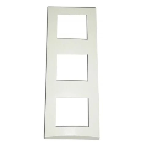 Plaque Triple Blanche 3 Postes Verticale Entraxe 71mm Bord Biseauté Pour Appareillage Mural AE ALTERNATIVE ELEC AE51008 1 Plaque Triple Blanche 3 Postes Verticale Entraxe 71mm Bord Biseauté Pour Appareillage Mural AE ALTERNATIVE ELEC AE51008