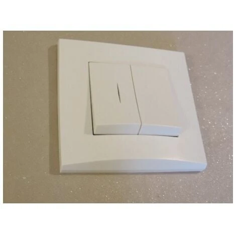 Va Et Vient + V&V Lumineux Blanc 10A 250V Balisage Connexion Auto Fixation Vis / Griffes Avec Plaque ALTERNATIVE ELEC AE52004-P 2 Va Et Vient + V&V Lumineux Blanc 10A 250V Balisage Connexion Auto Fixation Vis / Griffes Avec Plaque ALTERNATIVE ELEC AE52004-P – Image 2