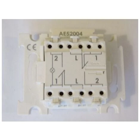 Va Et Vient + V&V Lumineux Blanc 10A 250V Balisage Connexion Auto Fixation Vis / Griffes Avec Plaque ALTERNATIVE ELEC AE52004-P 3 Va Et Vient + V&V Lumineux Blanc 10A 250V Balisage Connexion Auto Fixation Vis / Griffes Avec Plaque ALTERNATIVE ELEC AE52004-P – Image 3