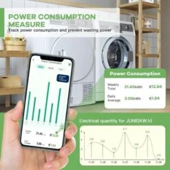 Prise WLAN Avec Mesure De La Puissance, Prise WiFi, Design Mini, Consommation D'énergie, Mesure Et Compteur De Coût énergétique, Contrôle Vocal Avec Alexa & Google Assistant Minuterie / Programme App 7 Prise WLAN Avec Mesure De La Puissance, Prise WiFi, Design Mini, Consommation D'énergie, Mesure Et Compteur De Coût énergétique, Contrôle Vocal Avec Alexa & Google Assistant Minuterie / Programme App -Legrand || Schneider® Soldes Boutique 95904663 3