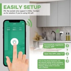 Prise WLAN Avec Mesure De La Puissance, Prise WiFi, Design Mini, Consommation D'énergie, Mesure Et Compteur De Coût énergétique, Contrôle Vocal Avec Alexa & Google Assistant Minuterie / Programme App 8 Prise WLAN Avec Mesure De La Puissance, Prise WiFi, Design Mini, Consommation D'énergie, Mesure Et Compteur De Coût énergétique, Contrôle Vocal Avec Alexa & Google Assistant Minuterie / Programme App -Legrand || Schneider® Soldes Boutique 95904663 4