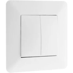 Interrupteur Va-et-vient Double Blanc Artezo