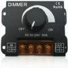 Interrupteur Variateur Interrupteur Marche/arrêt 12V-24V 30A Pour Contrôle De La Luminosité De La Lampe à Bandes LED