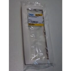 Plaque 3 Postes Verticale Entraxe 57mm Blanc Neve Kallysta GROUPE HAGER WK407